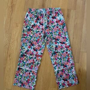 Rifle Paper Co x Summersalt Cloud 9 Womens PJ Pajama Pants Garden Party Medium